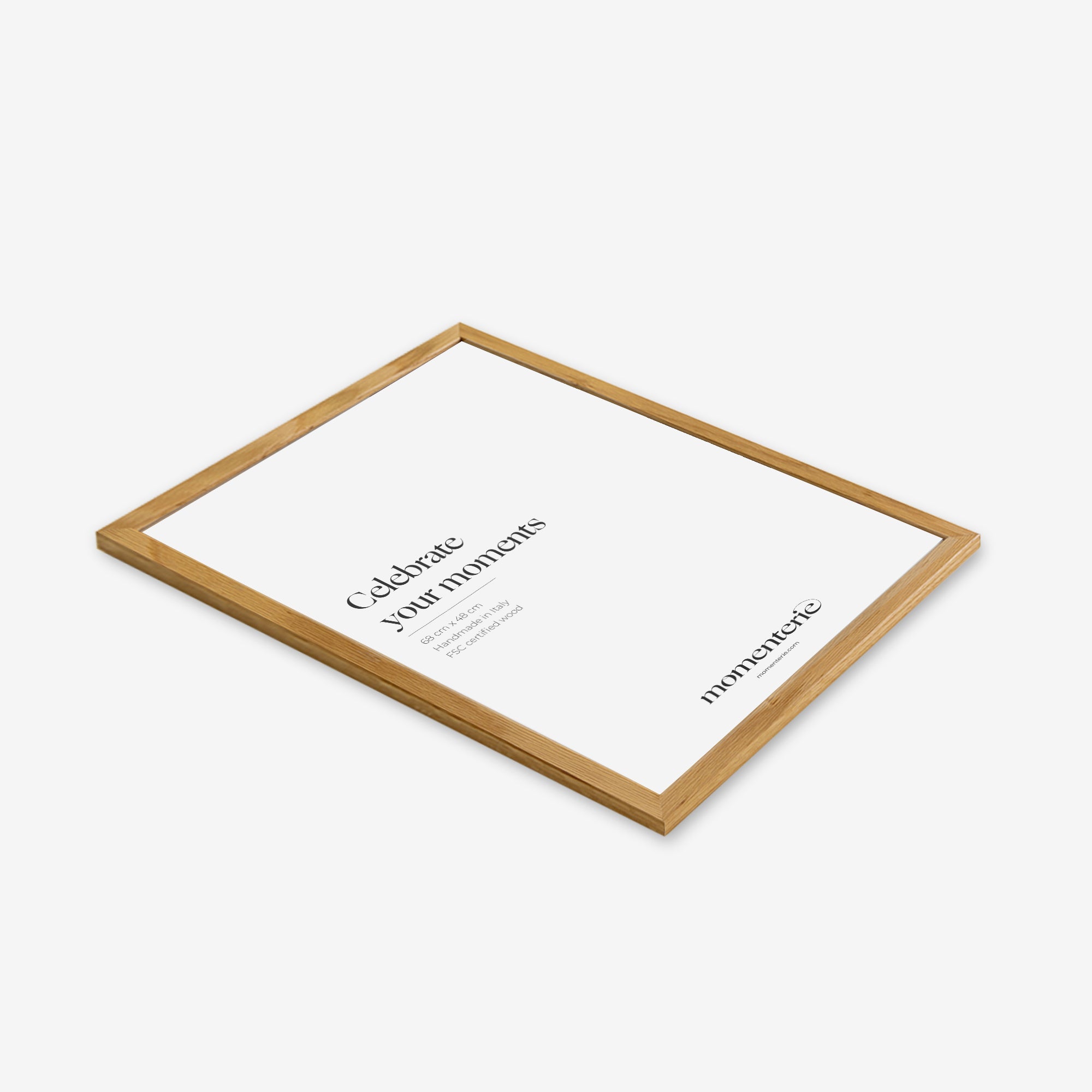 Bilderrahmen in Eiche – hochwertiger Rahmen in Eichenholz-Optik für Poster und Fotos, Wanddekoration und Wohnaccessoire