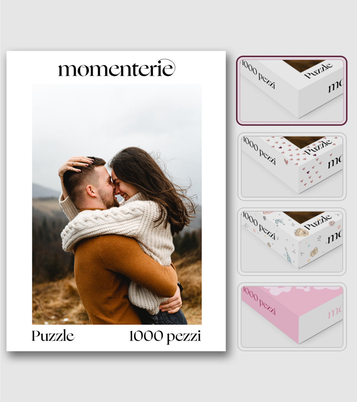  Puzzle fotografico personalizzato – puzzle di alta qualità con foto propria, regalo creativo e unico per famiglia, amici o partner